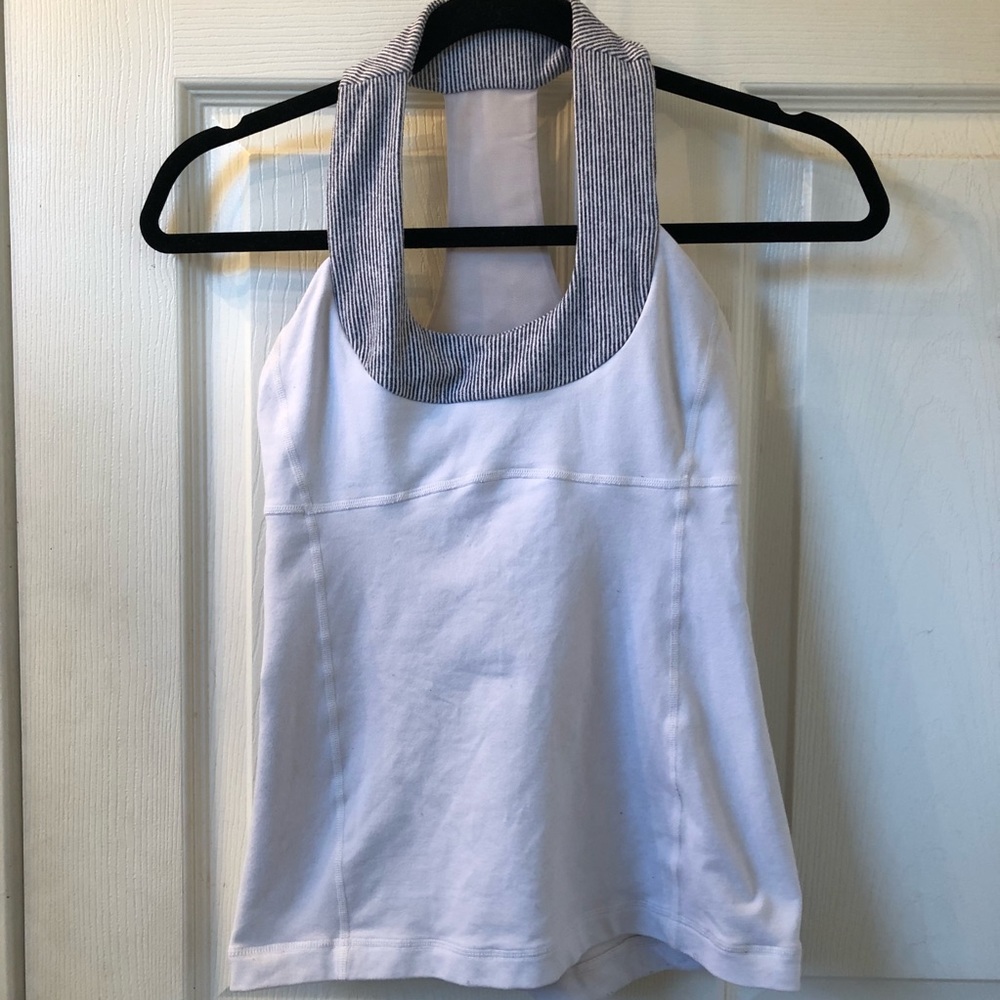 White Lululemon Tank (Size 4)